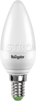 Лампа светодиодная Navigator C35-3.5-230-2.7k-E14 CL (теплый свет, прозрачная, 3,5 Вт, 230В)