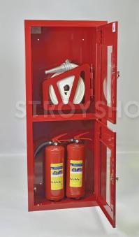Шкаф пожарный Пульс ШПК-320ВОК встраиваемый открытый красный