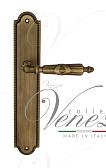 Дверная ручка Venezia на планке PL98 мод. Anneta (мат. бронза) проходная