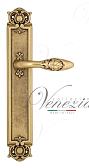 Дверная ручка Venezia на планке PL97 мод. Casanova (франц. золото) проходная