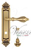 Дверная ручка Venezia на планке PL96 мод. Anafesto (франц. золото) сантехническая, пов